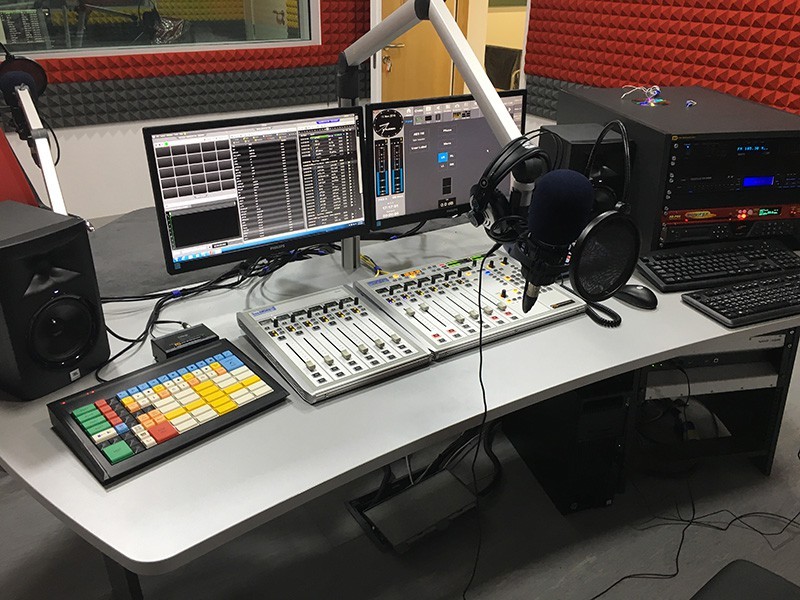 Heritan Pied de microphone col de cygne flexible avec pince de bureau pour radio studio de radiodiffusion en direct